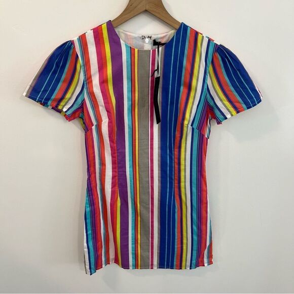 NWT Revolve x House of Harlow Delphine Dress in Multi Stripe | Size S - Picture 4 of 13